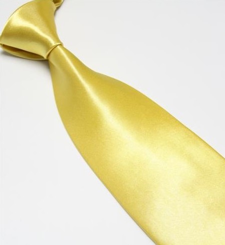 Žlutá pánská kravata - Obrázek č. 1