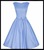 Modré saténové šaty, různé velikosti - Obrázek č. 1
