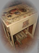 ako si upraviž starý šijací stroj v štýle shabby chic...