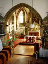 kostel sv.Martina zevnitř