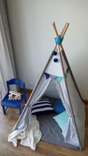 chlapčenský stan, výška 160 cm, podložka 110 x 110cm
