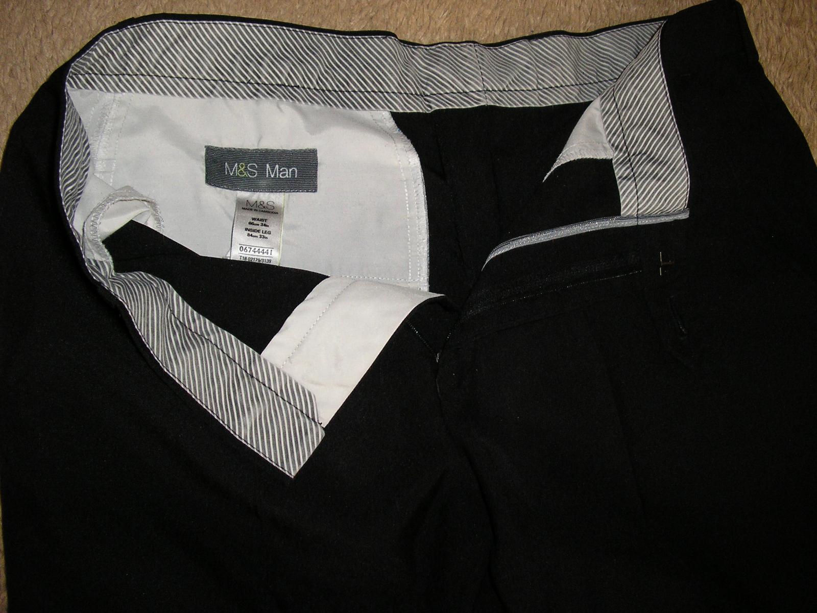 1054. M&S pánske nohavice - Obrázok č. 1