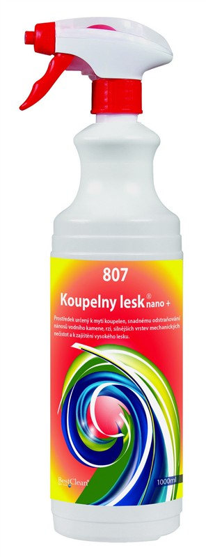 Inspirace koupelna - 807 Koupelny lesk nano+ 1 l - http://www.profi-uklidove-prostredky.cz/