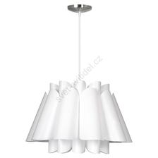 Lustr 1xE27/60W/230V bílá