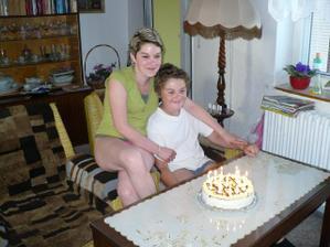 Léto 2008 - já s mym mladším bráchou