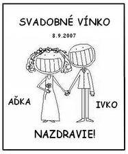tak takéto nálepočky si chceme dať na vínko