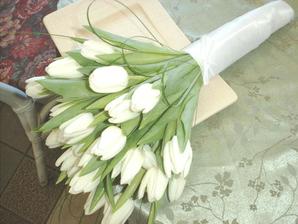 Este raz biele tulipany...