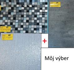 hurááááá :-) obklad do wc kúpený (mozaika-za wc, biely lekský obklad na bočné steny, šedá je dlažba)