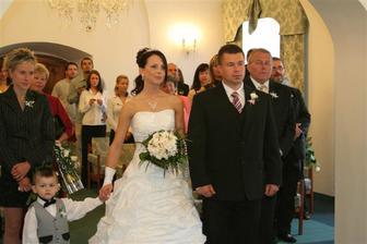 Matyášek byl úžasný, je to prostě maminčin mazánek, takže po chvilce chtěl být s námi v předu