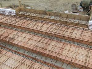 francúzky balkon, strop nachystaný na betonovanie