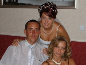 s bratom a jeho snubenicou,budu mat svadbu 17.7. 2010 Už sa velmi teším