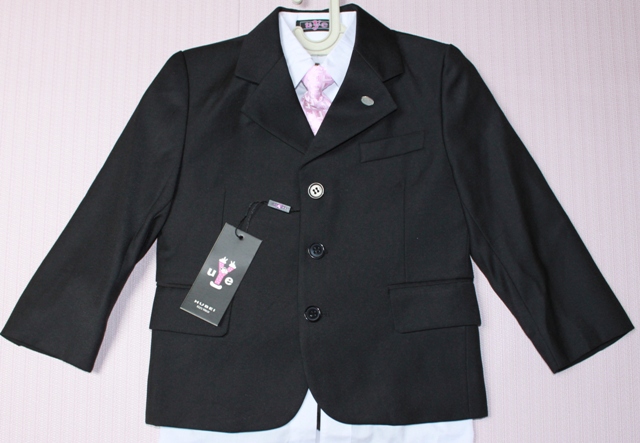 Chlapčenský oblek trojdielny sako+nohavice+vesta - Obrázok č. 1