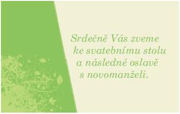 pozvánka pro rodinu