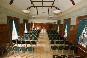 The hall where we will be married, the windows on the left overlook the outside as seen in previous photos :)
