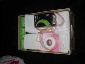 My napkin box of craft stuff lol still got 54 to do yet though but got 2 years to get them done so its all good