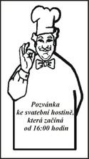 Pozvánka ke svatební hostině - bude jak jinak než oranžová :-).
