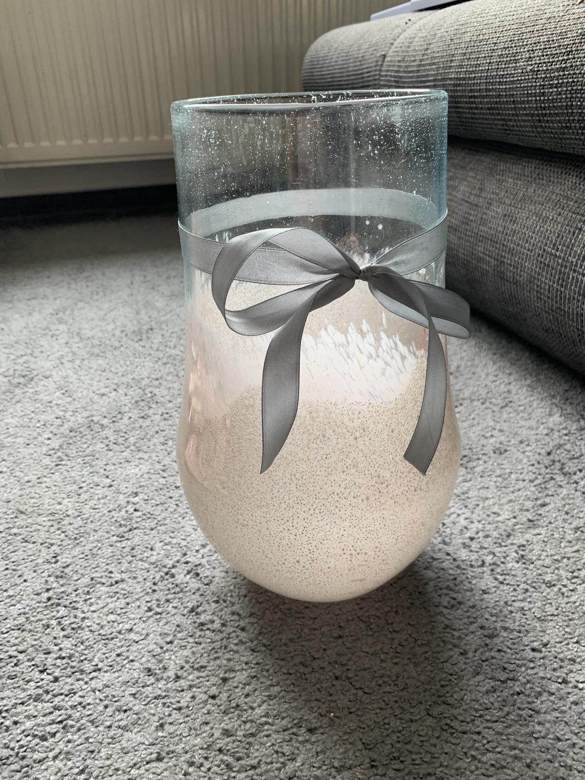 Velká skleněná váza/lucerna - Obrázek č. 1