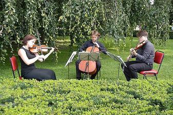 před, při a po obřadu nám bude hrát smyččové trio