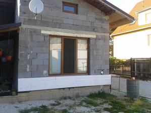 Zateplujeme stranu do dvora