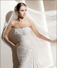 Tak tieto som si vybrala...La Sposa Lasarte,ale v maslovej farbe!!!
