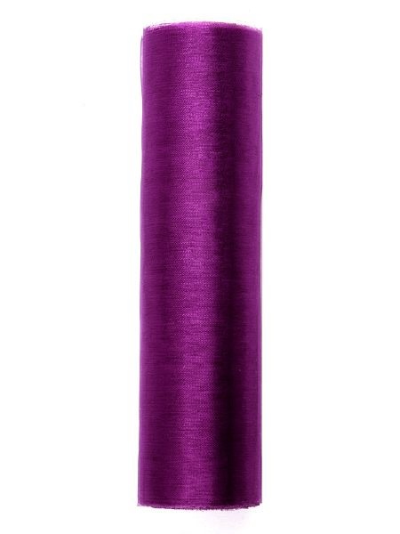 Organza 16 cm x 9 m purpurově fialová - Obrázek č. 1