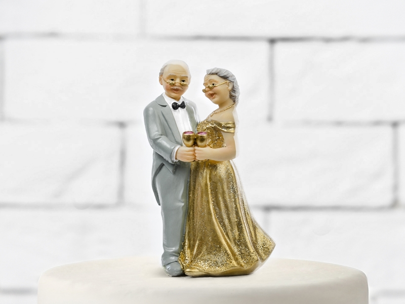 Svatební figurka Zlatá svatba - Obrázek č. 1