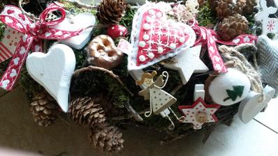 môj handmade adventný veniec :-)