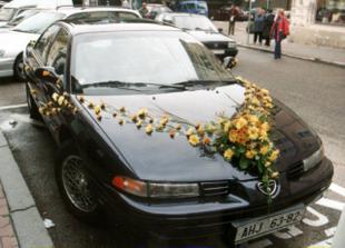 krásná výzdoba na auto