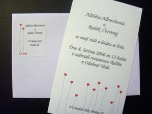 oznameni a obalka
