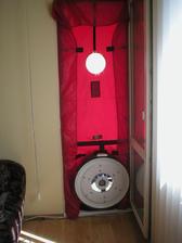 Blower door test 4 izbového bytu.