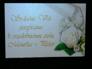 pozvanka k svadobnemu stolu, Jajka ju mala hotovu tusim za 5 minut