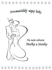 našla som ešte krajší obrázok a tak konečná verzia na fľaše je táto. Momentálne už aj vytlačená, nastrihaná