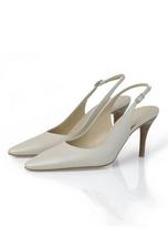 my chic Hobbs shoes in ivory leather