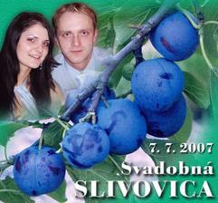 vinetka na fľaše so slivovicou