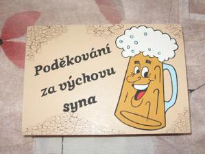 Poděkování Skoro manžílkovo tatínkovi.Děkuji Martině!