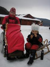vo Valci na sankovacke s mojou svagrinkou Nikolkou