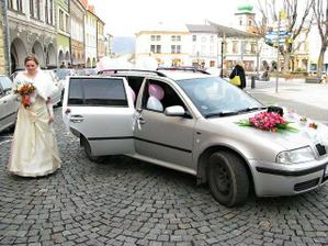 Tady i s Luckou a balónky od jejich kamarádek :-)