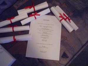 svatební menu