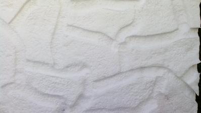 Takto vyzerá povrch po natavení horúcovzdušnou pištolou