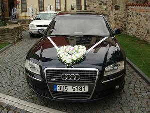 naša vyzdoba ale bude na aute audina Q7