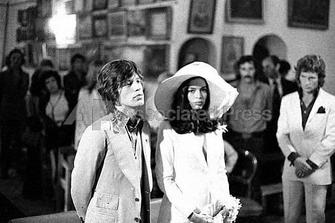 Mick Jagger a Bianca Perez Morena de Macias