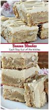 Banana Blondies