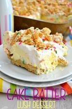 Cake Batter Lush Dessert