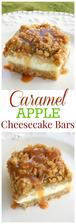 Caramel Apple Cheesecake Bars