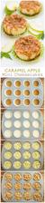 Caramel Apple Mini Cheesecakes with Streusel Topping