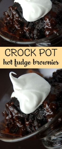 Americké koláčky - Crock Pot Hot Fudge Brownies