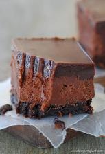 Chocolate Truffle Fudge Bars