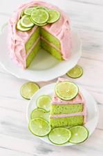 Strawberry limeade cake
