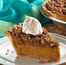 Cinnamon Streusel Sweet Potato Pie