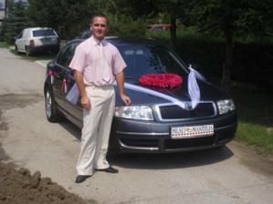 auto s kamarátom a zároveň šoférom Ferom
